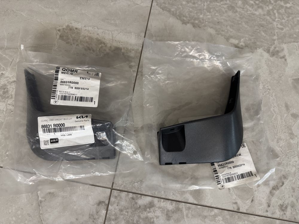 Брызговики передние Kia Carnival Sedona KA4 2021-