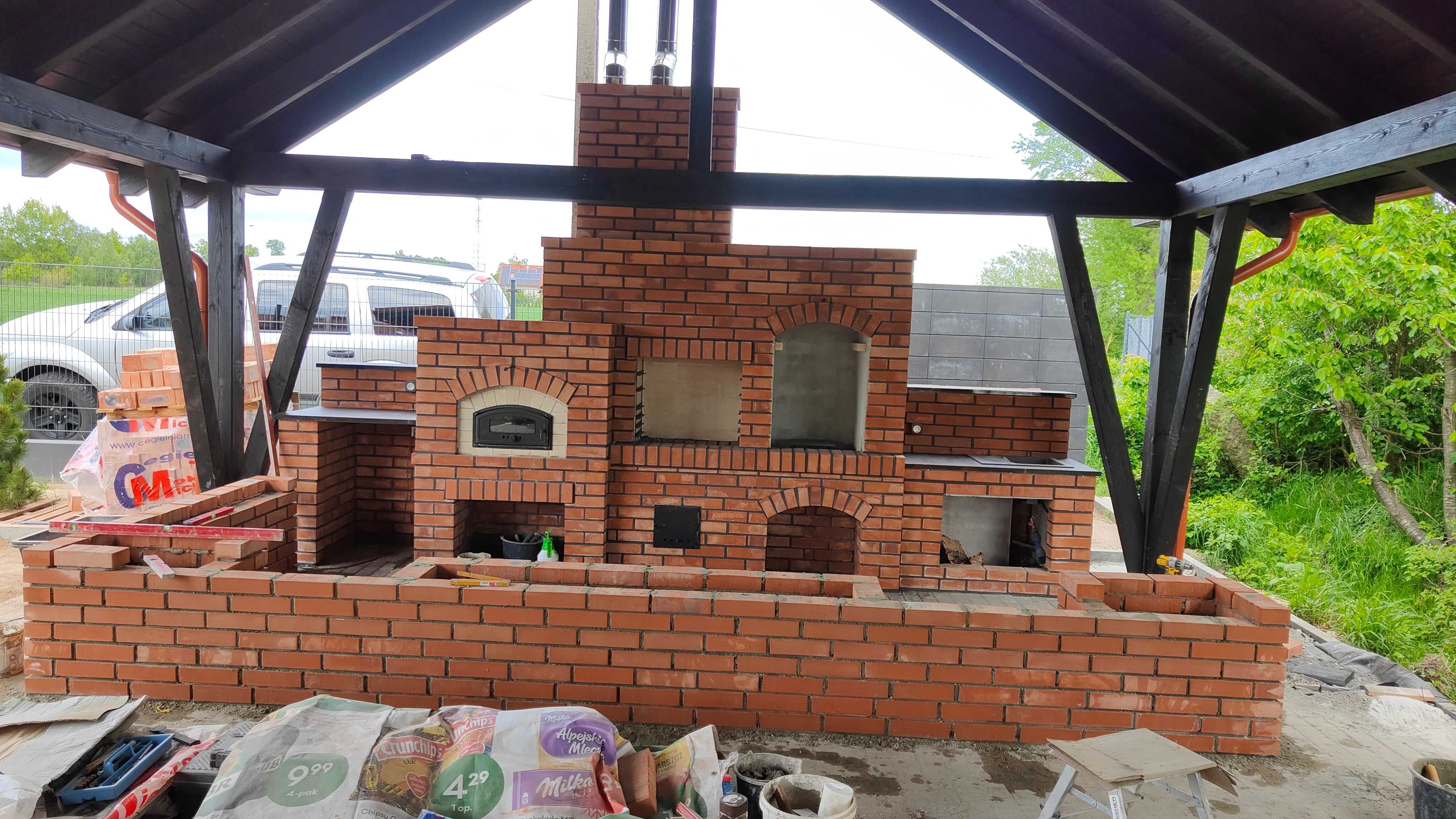 Grill ogrodowy – Wędzarnia, Grill, Piec do chleba i pizzy!