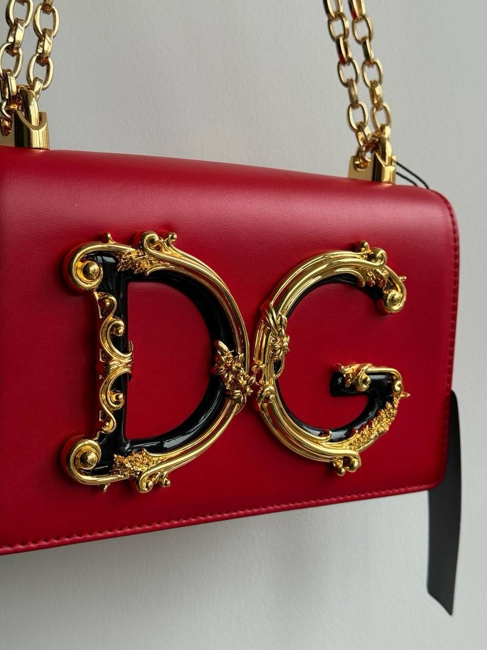 Сумка D&G Dolce & Gabbana шкіра | червона
