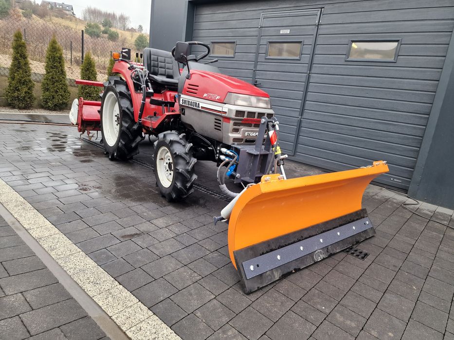 Mini traktor Japoński shibsura 18KM,4x4,pług do śniegu glebogryzarka,
