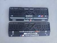 Номерні рамки Mersedes AMG BMW MPerformance VW R-line Audi S-line Jeep