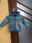 Sweter bluza na polarze ocieplana gruba ciepła rozpinana rozmiar 80/86