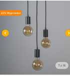 Nowoczesna lampa wisząca facil 3 pająk