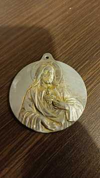Stary Medalik z Jezusem