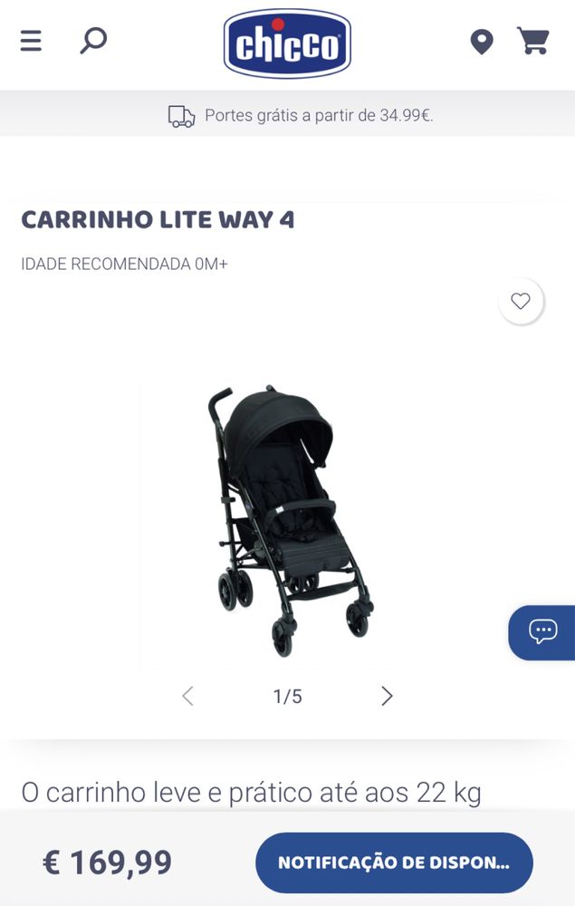 Carrinho Chico Liteway