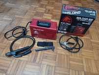Máquina de soldar eletrodo 4500w + capacete