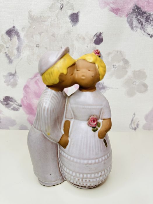 Ceramiczna figurka JIE Gantofta, pocałunek, Sweden design