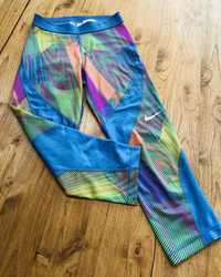 Nike Pro legginsy sportowe multikolor S