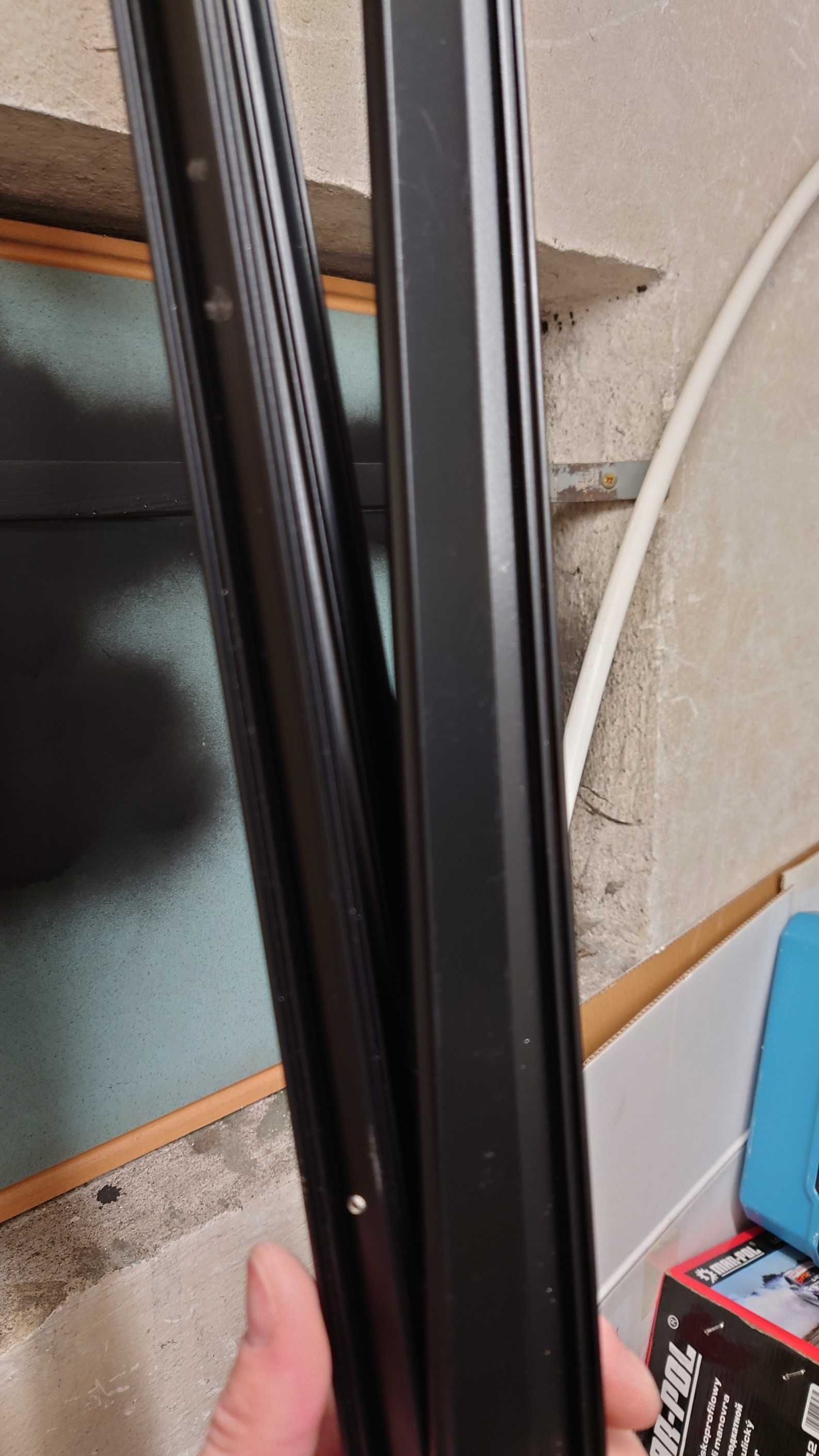 Profil aluminiowy LED Lumines Terra z szybką, podłogowy, czarny
