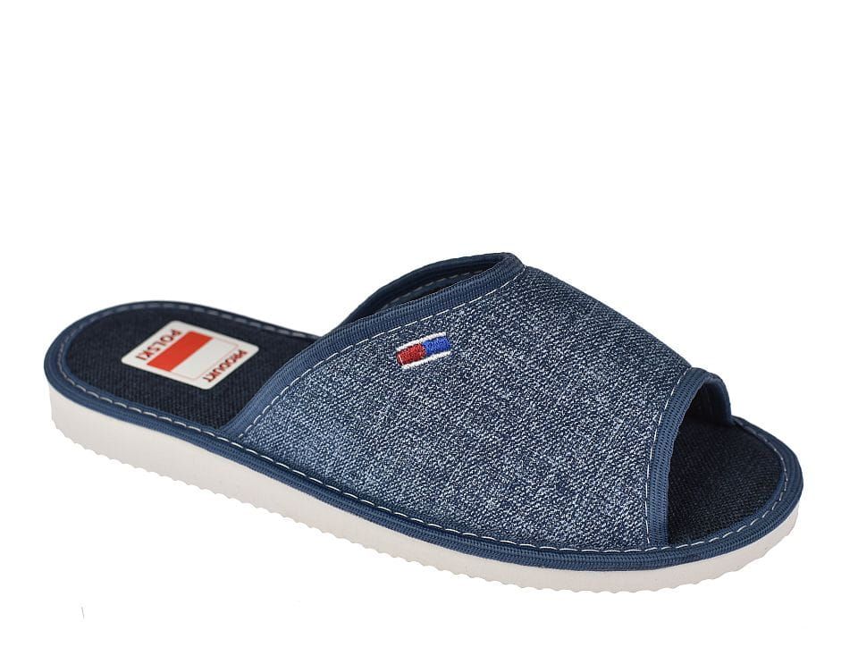 Kapcie domowe damskie  bez palców jeans 097 rozm. 41