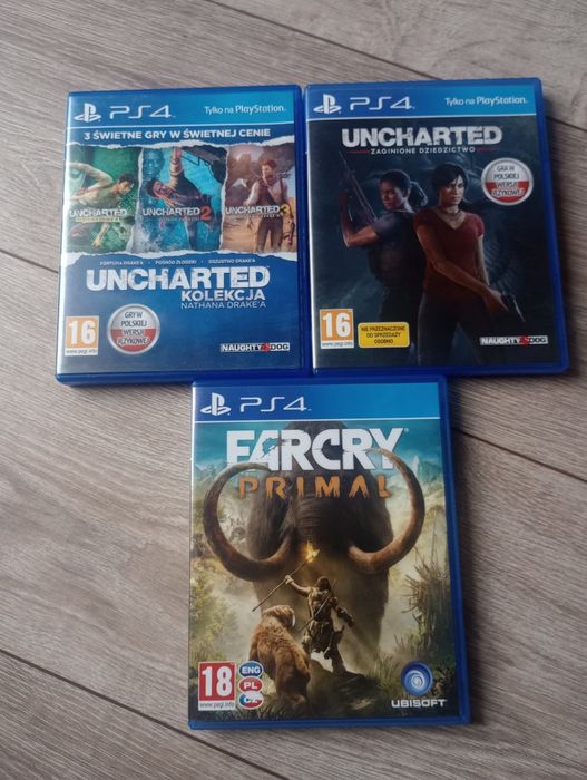 Zestaw 3 Gier PS4 PlayStation4