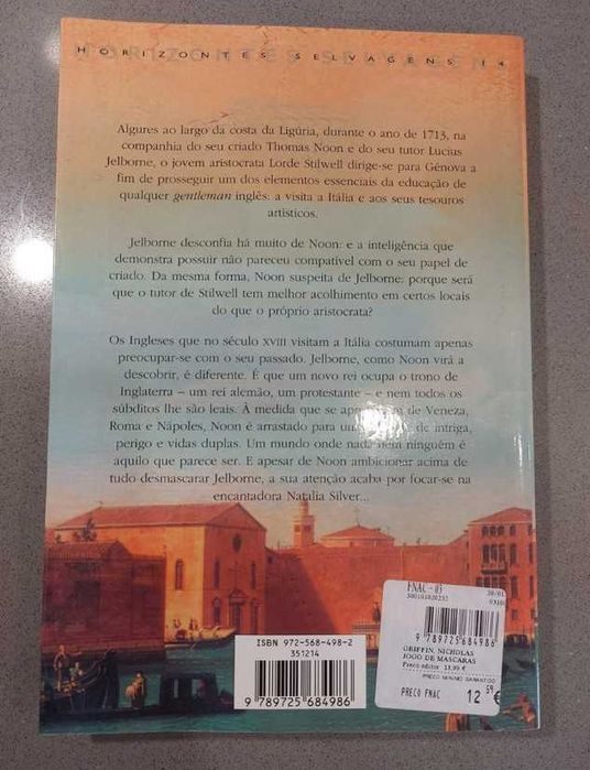 Nicholas Griffin - Jogo de Máscaras (PORTES GRATIS)