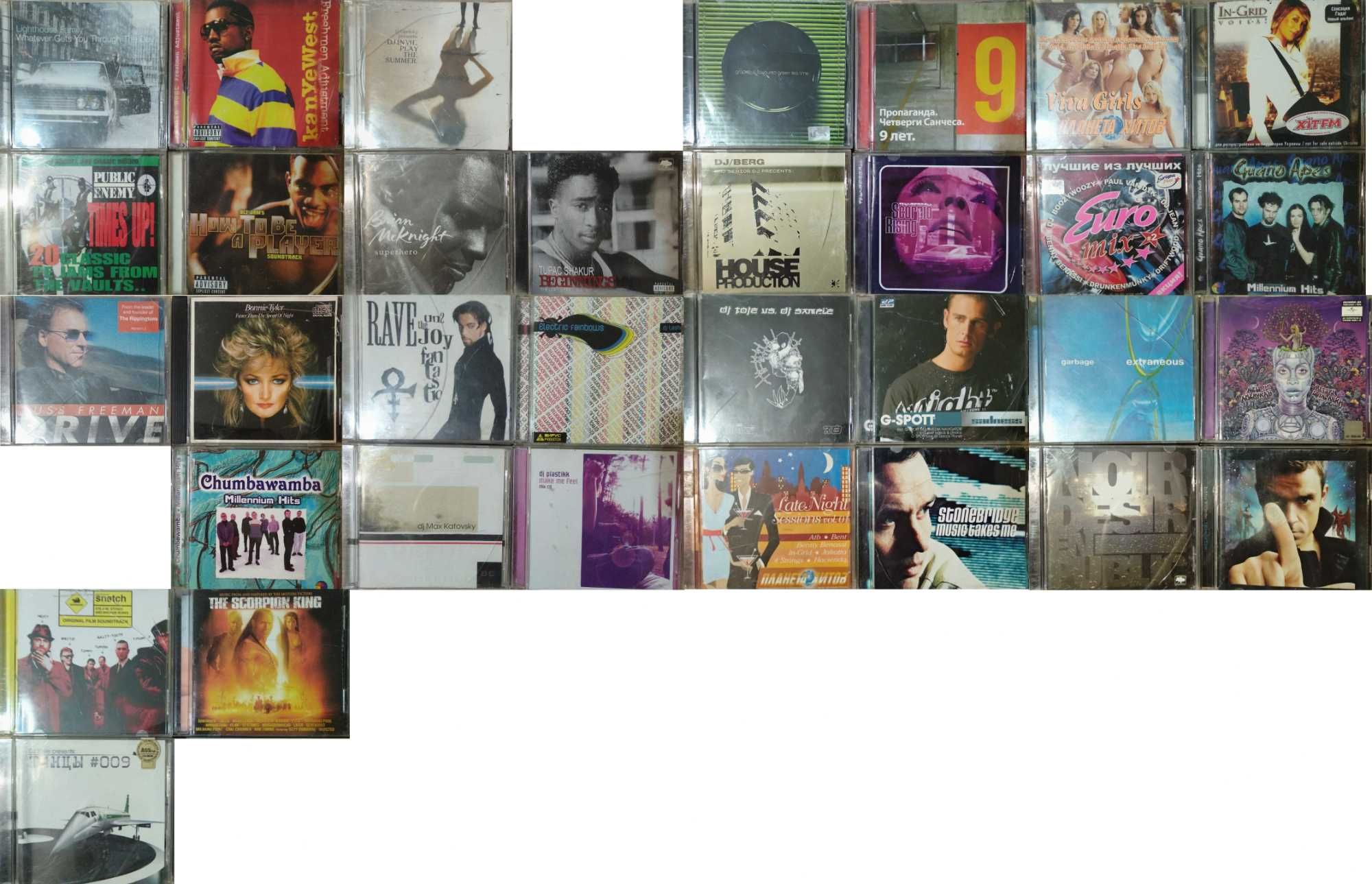 Музыкальные компакт диски cd-da, зарубежная музыка