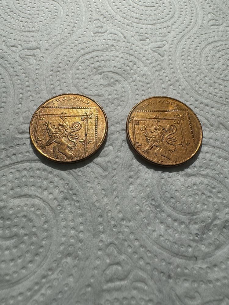 2 two pence 08-09 monety