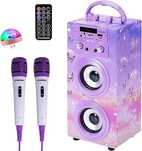 DYNASONIC Karaoke z Mikrofonem, Głośnik, USB, Bluetooth - powystawowy