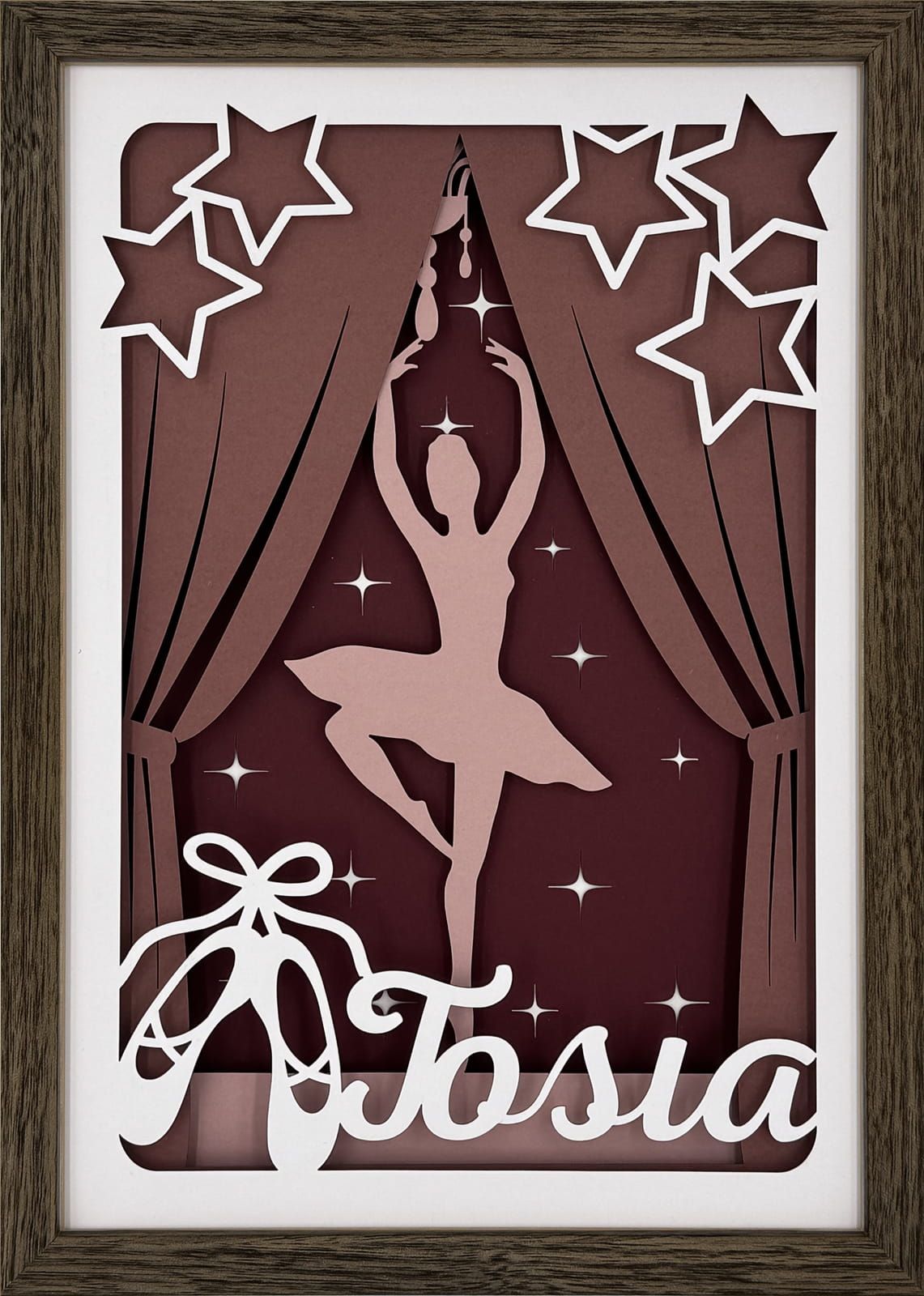 Ramka 3D Shadow Box Baletnica