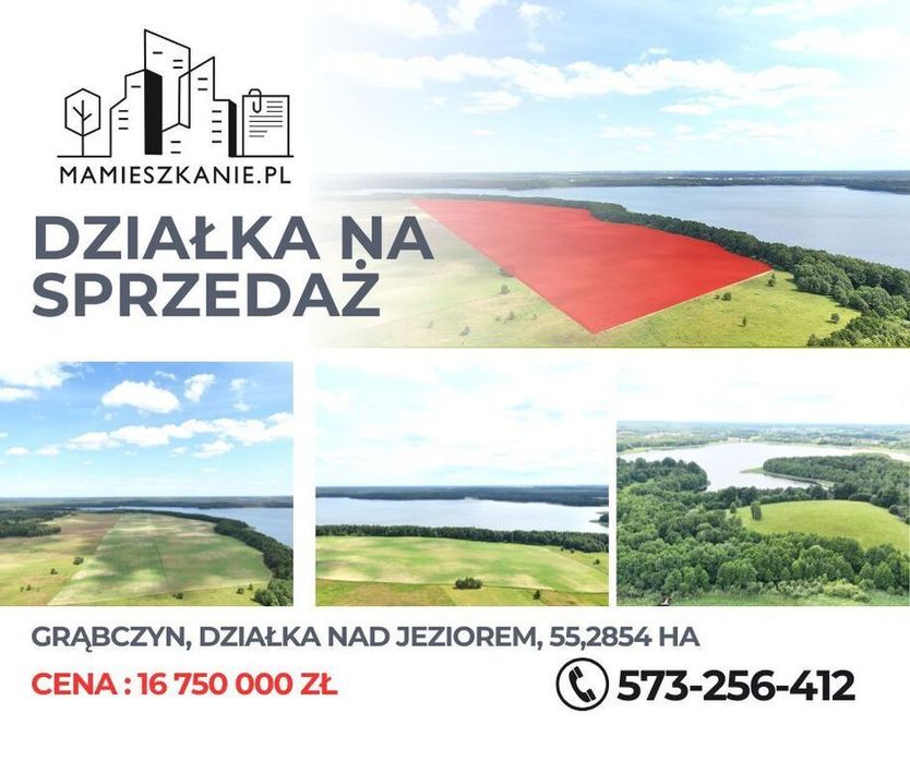 Na sprzedaż działki nad Jeziorem Wierzchowo!