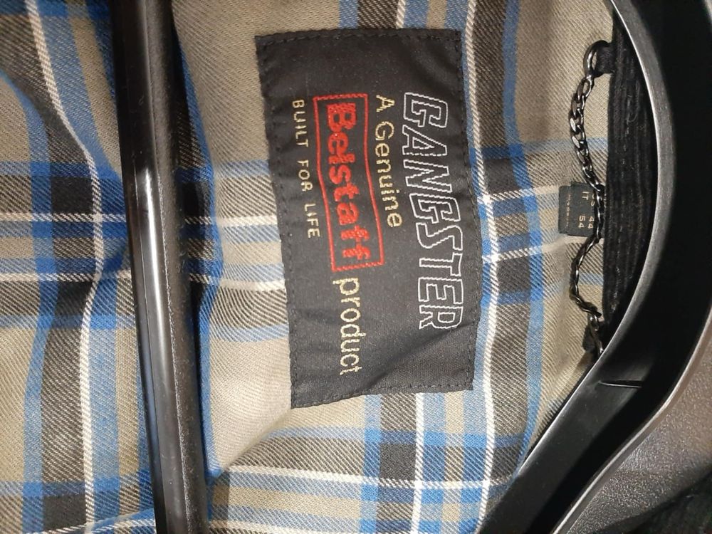 Kurtka skórzana Belstaff Gangster, czarna rozmiar 54