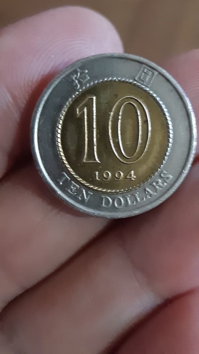 10 доларів Гонг конг.1994р.