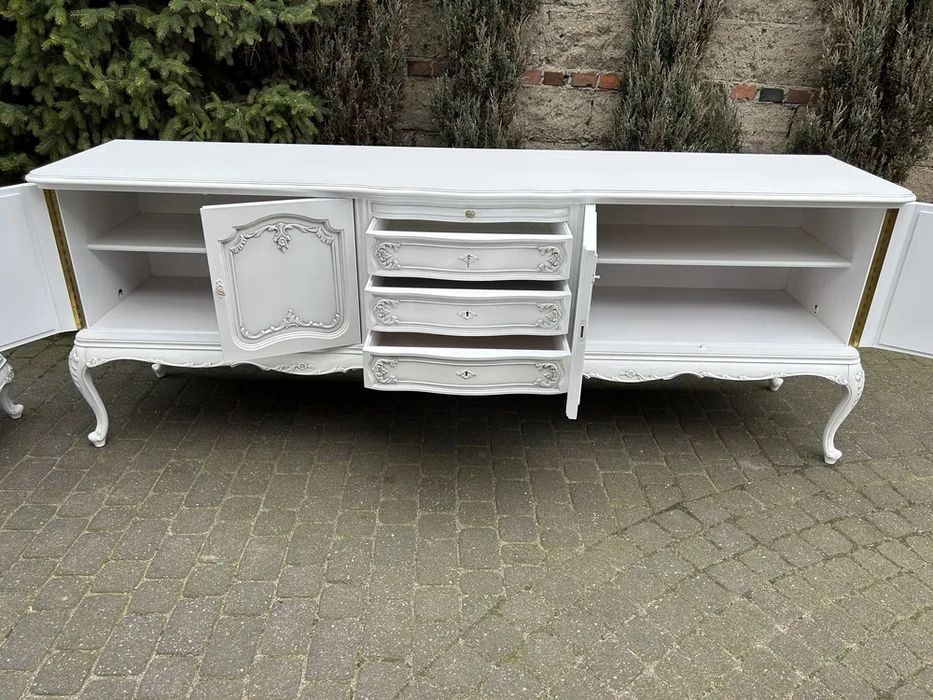 Komoda Ludwikowska Ludwik Warrings Stolik TV RTV  Po Renowacji