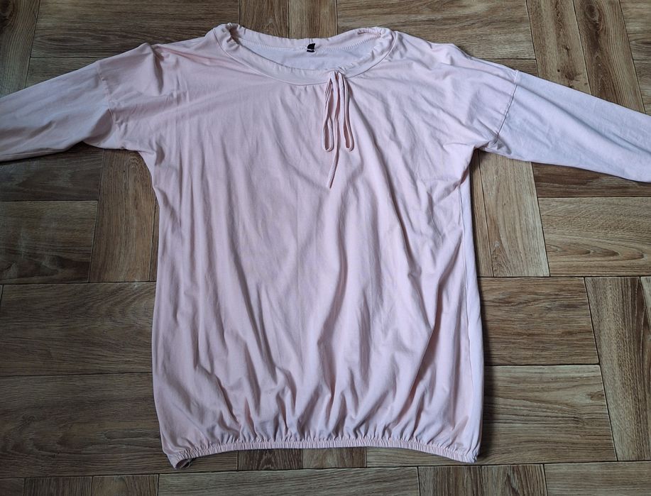 Bluzeczka 3/4 rozmiar M pudrowy róż