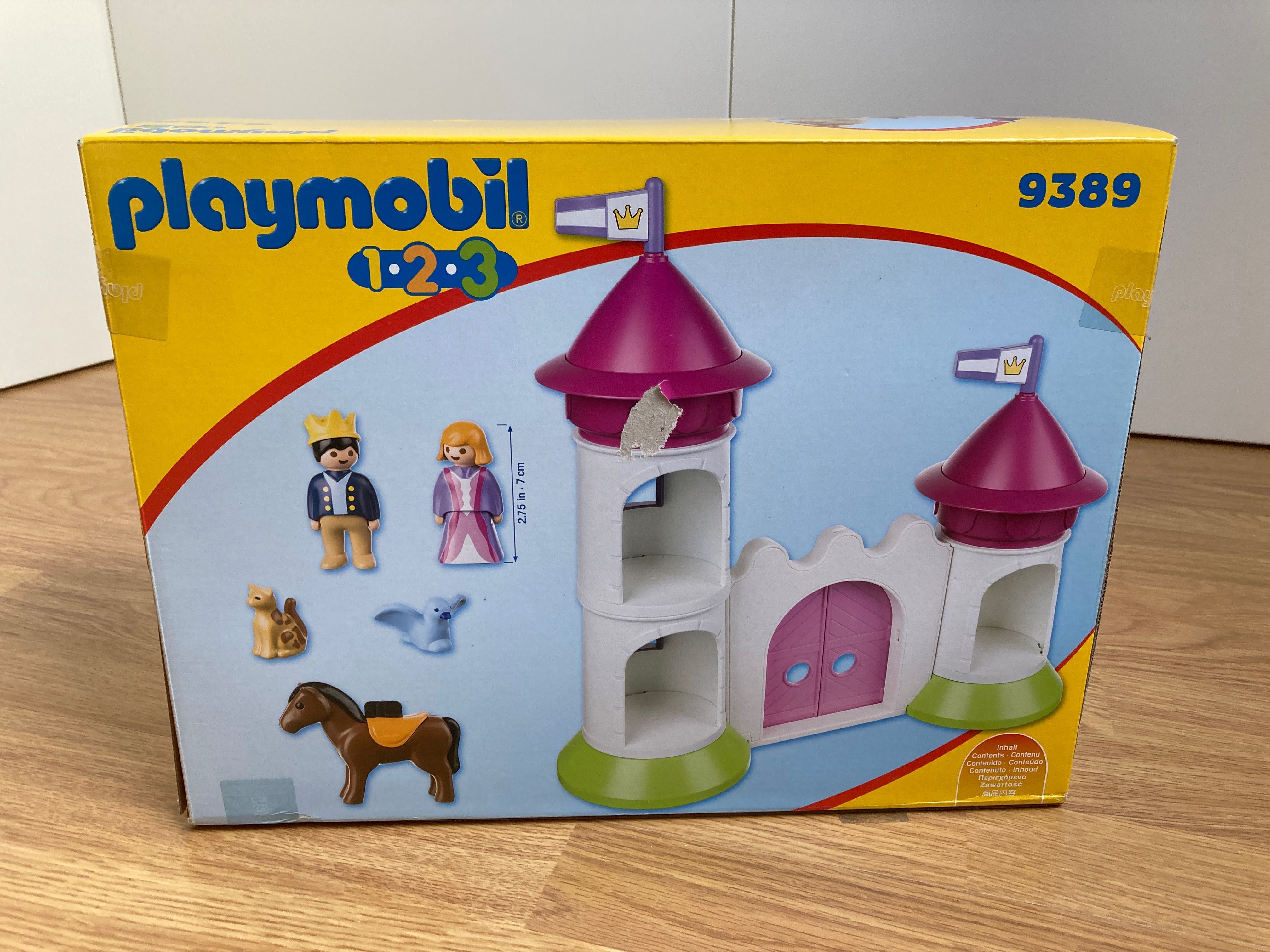 Playmobil 1 2 3 Castelo para montar (NOVO)