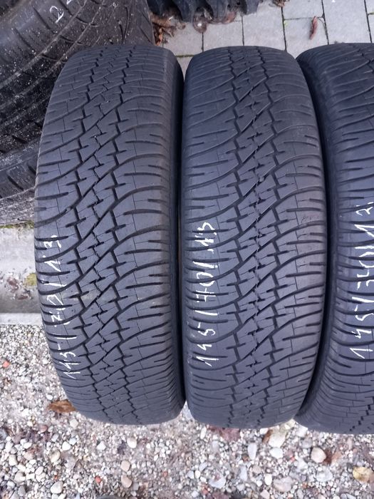 4x Opony Używane Całoroczne 145/70R13 Dębica