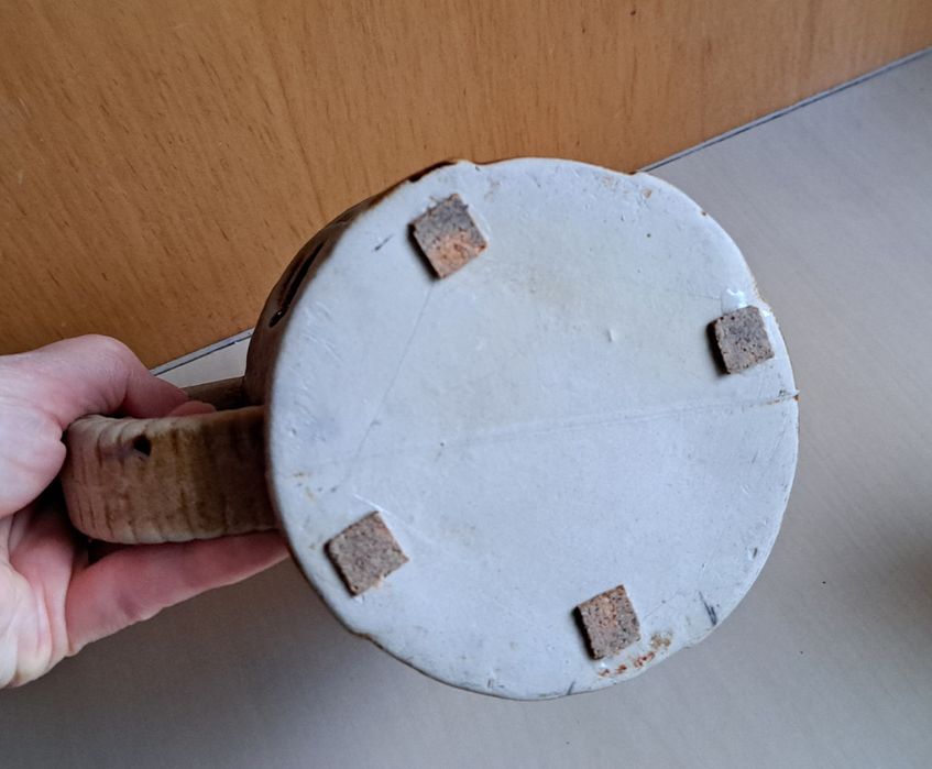 Podgrzewacz, kominek, świecznik ceramiczny "kufel"