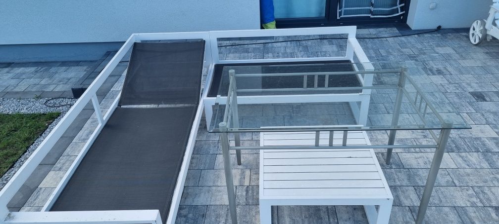 Meble ogrodowe na taras aluminium