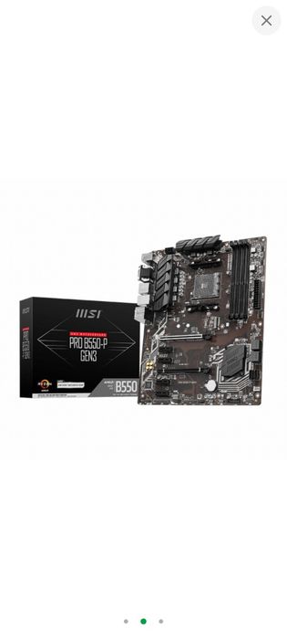 Материнська плата MSI B550 + процесор Ryzen 5 5600