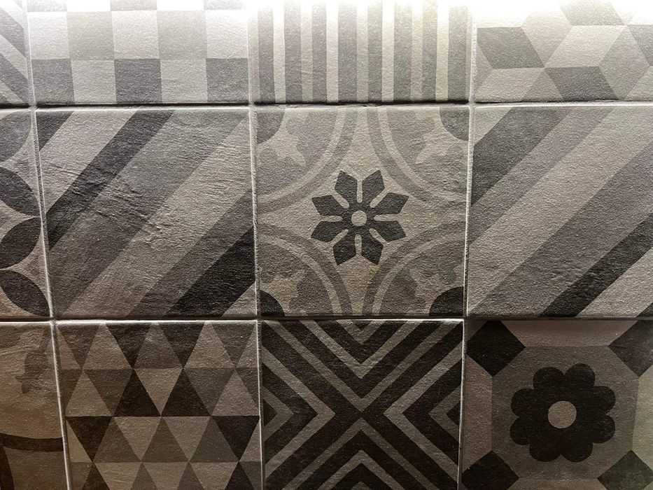 Płytki ścienne, flizy Marazzi Block Decoro Mix Grey 15x15