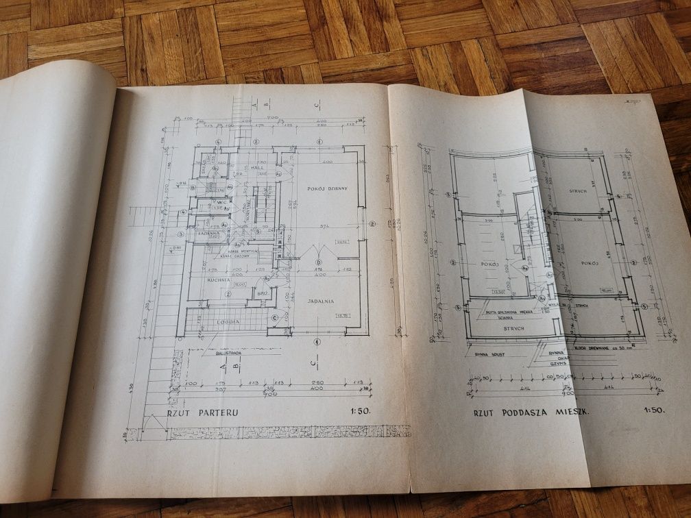 Oryginalny projekt domu z 1957 roku