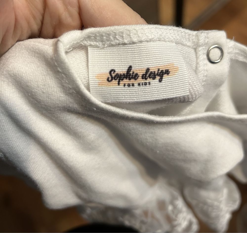 Biała sukienka Sophie Design chrzest do chrztu Laura
