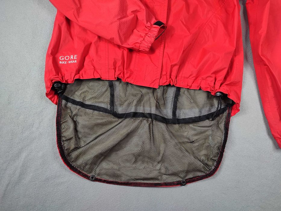 Куртка дождевик GORE bike wear packlite красный (размер 42)