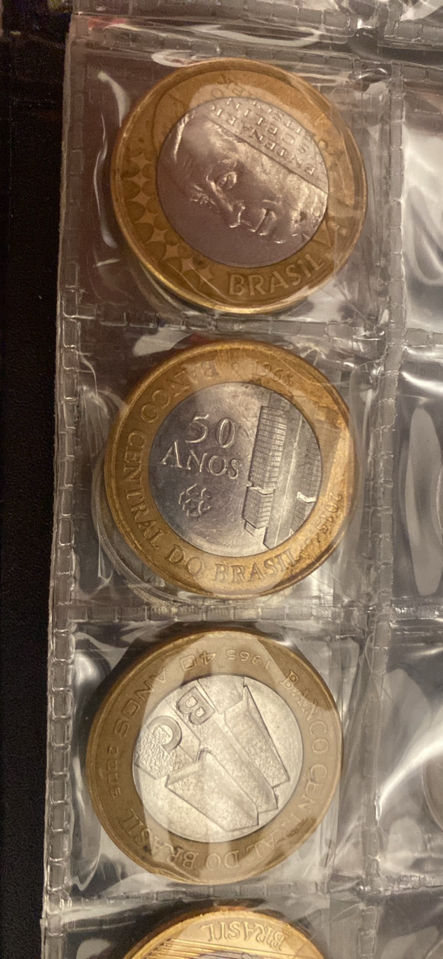 Moedas raras comemorativas do plano real
