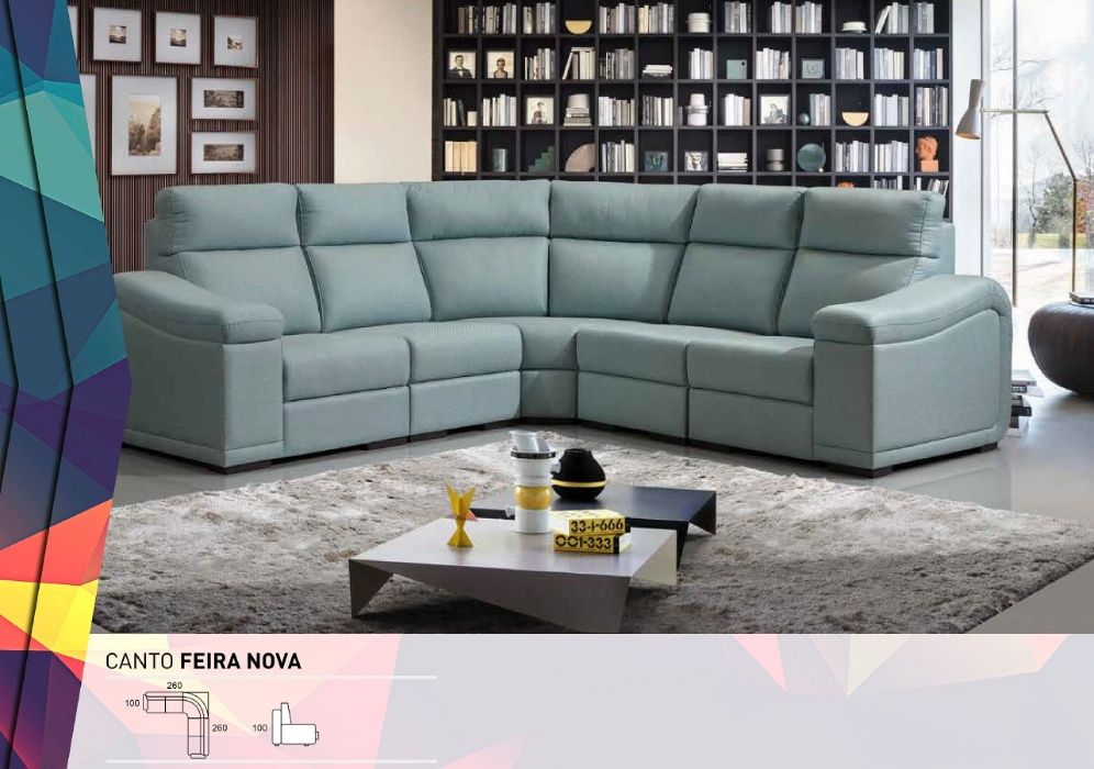 SOFA Canto NOVO - FABRICA - varias cores