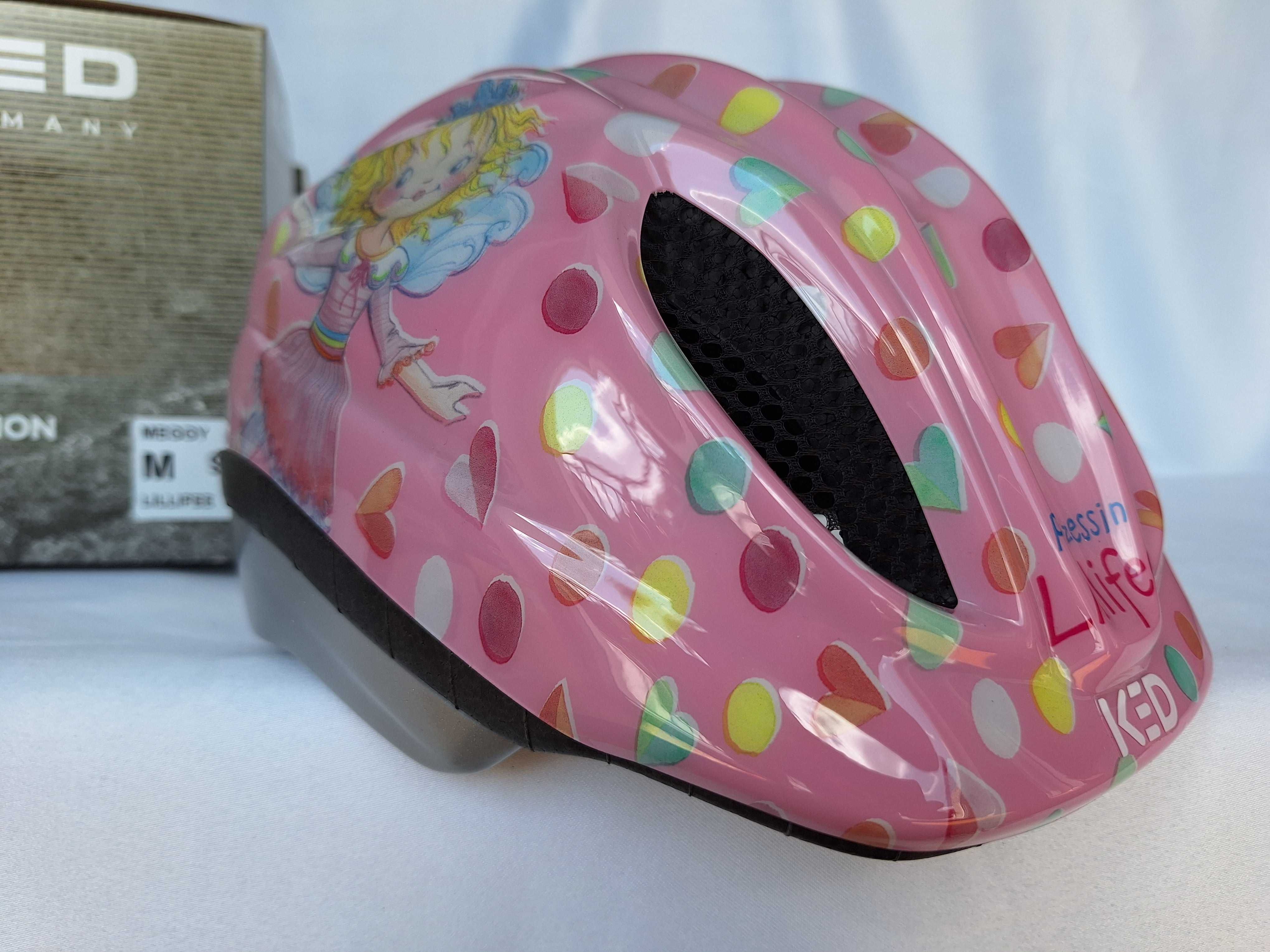 Kask rowerowy dziecięcy Ked Meggy II Originals Lillifee M 52-58cm