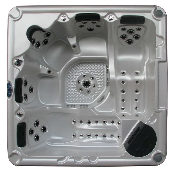 Jacuzi ogrodowe SPA Balboa 220×220×92 cm Akryl.  Pokrywa schody