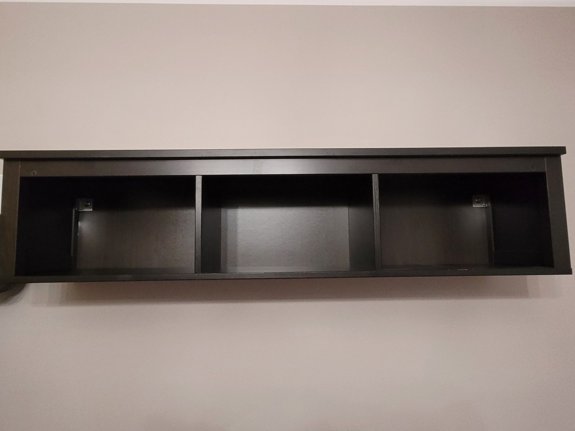 Półka ścienna wisząca IKEA HEMNES czarnobrąz