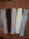 Legginsy,jegginsy 128/134. Komplet