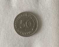 Moneta Niemiecka Pfenning 1950 rok