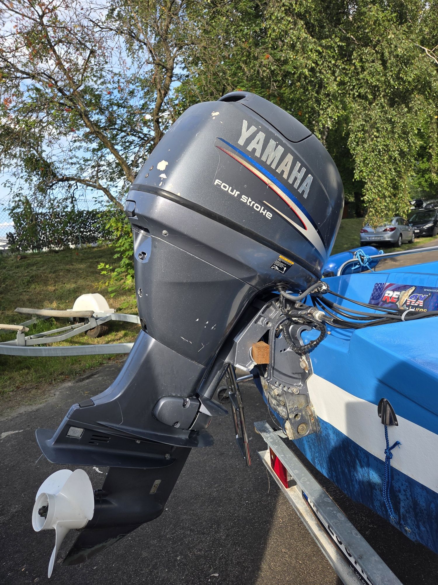 Łódz motorowa motorówka szczeciński mokasyn