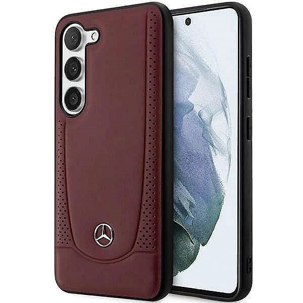 Etui Mercedes Leather Urban Bengale na Samsung Galaxy S23+ - czerwone