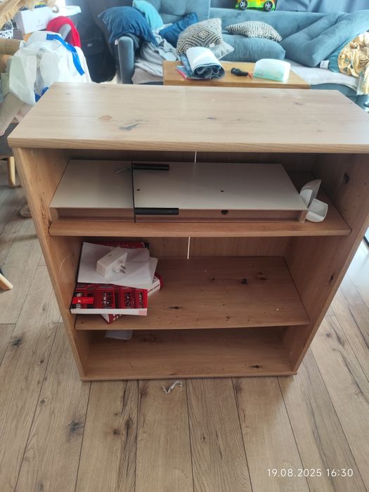 Regał niski, 3 półki