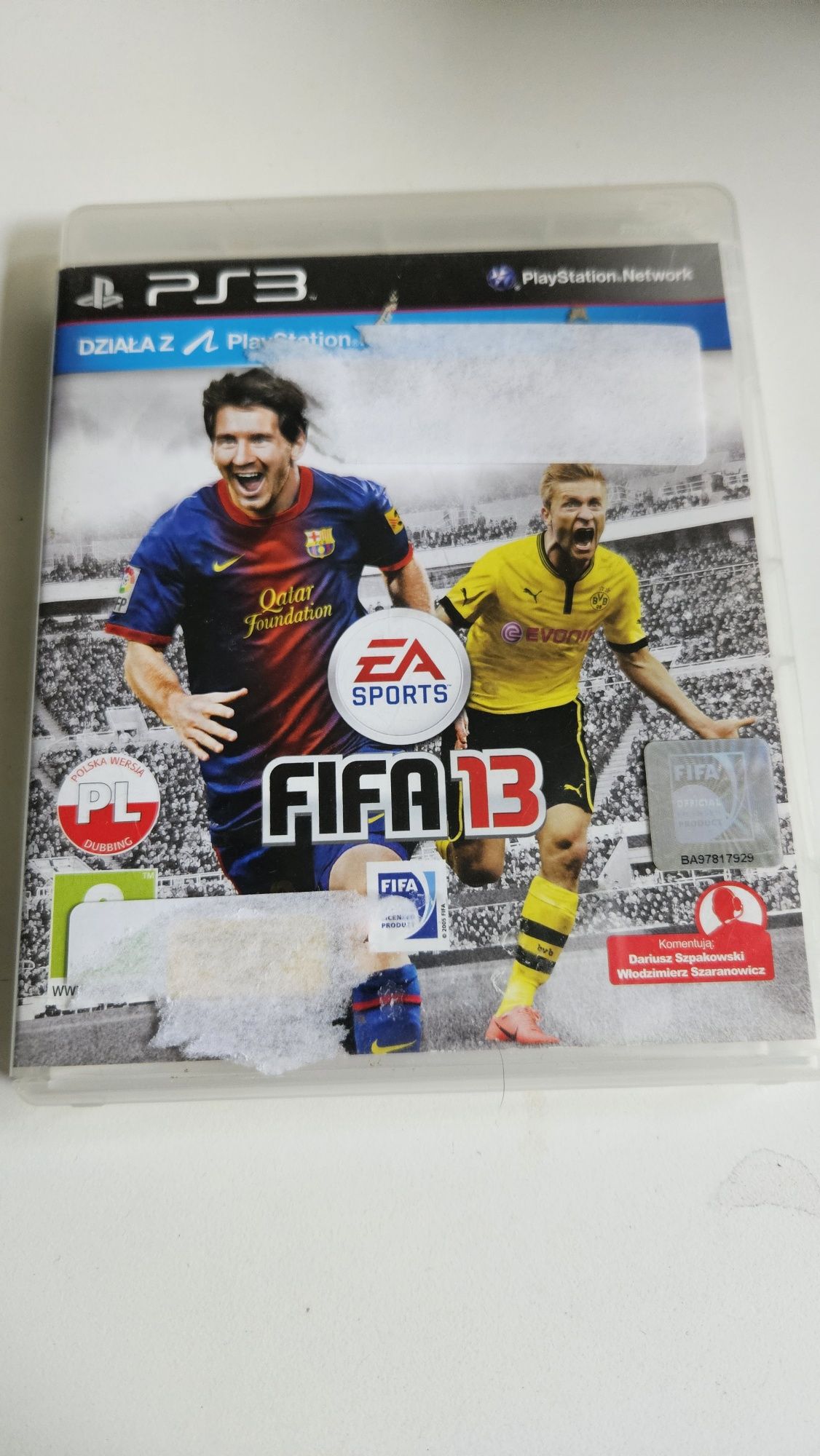 FIFA 13 PS3 PL Komplet. Działa z PS Move