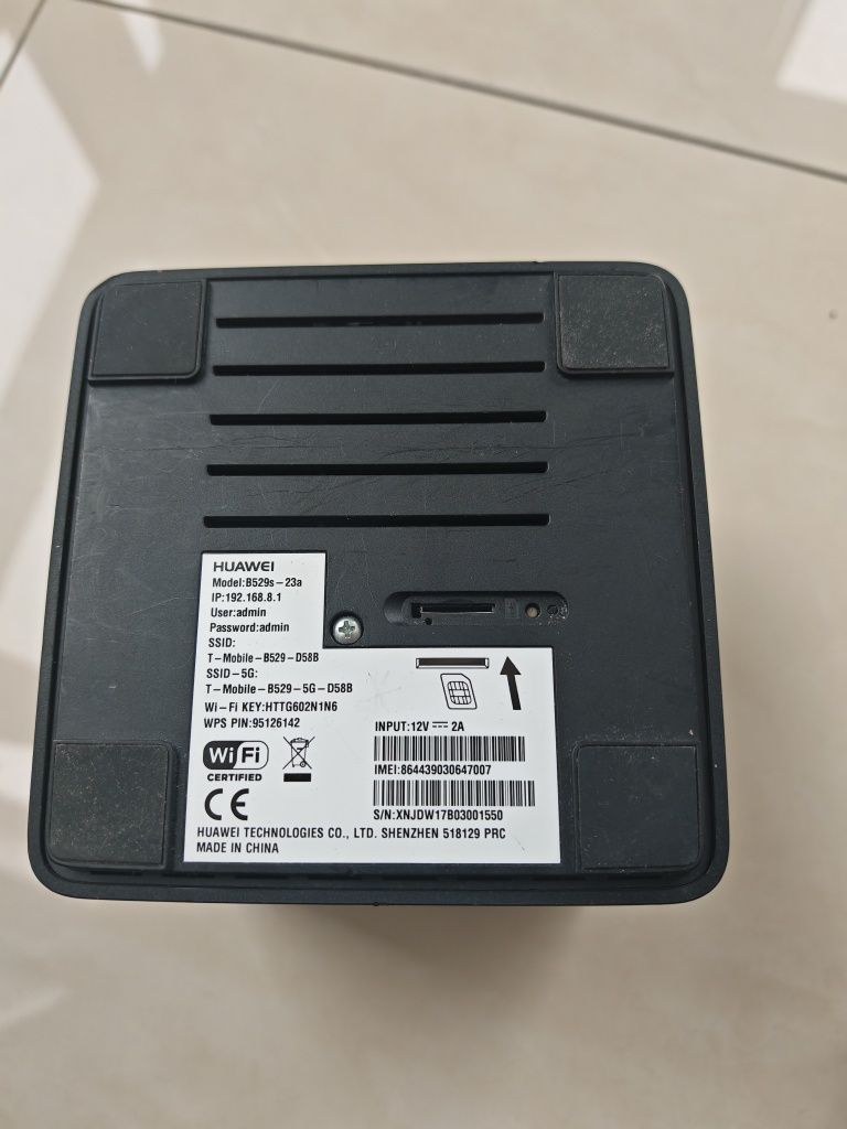 Huawei router bezprzewodowy B529s bateria dodatkowa antena LTE 4G