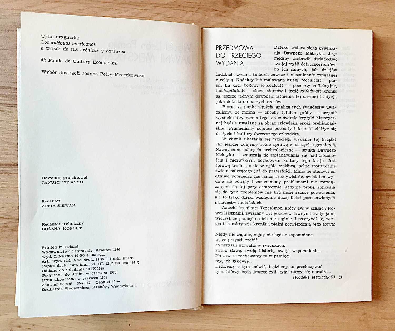 Ameryka Łacińska Dawni meksykanie Miguel Leon Portilla +