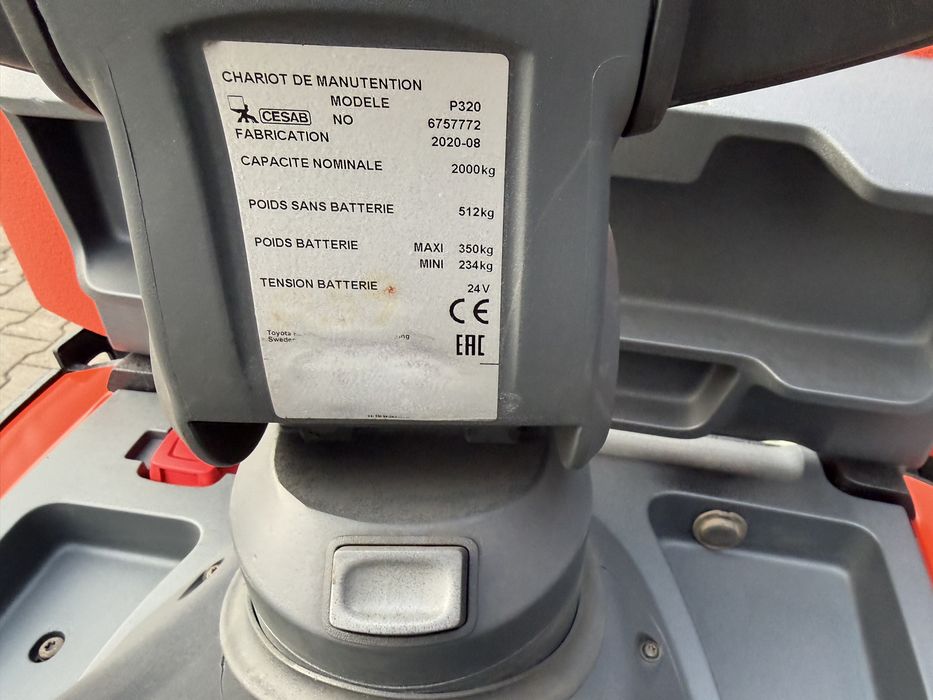 Paleciak elektryczny BT Toyota Cesab 2020 r LPE 200 BT 2000 kg wózek
