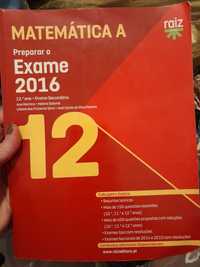 Caderno para preparação do exame de Matemática A do 12° ano