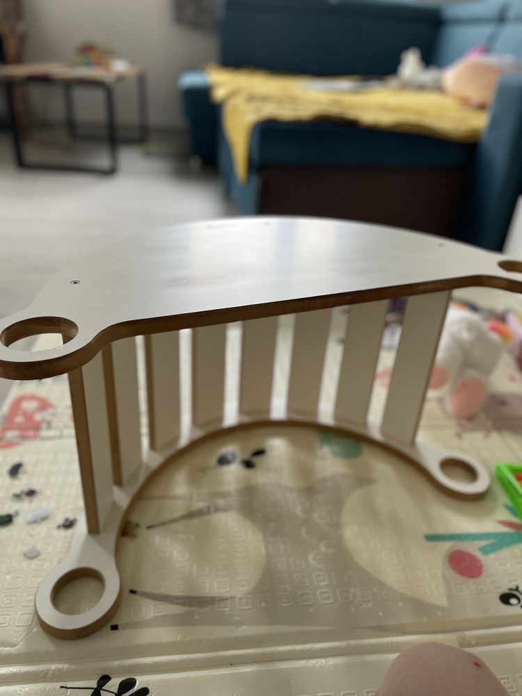 Bujak 3 w 1 ze zjezdzalnią, bujaczek montessori